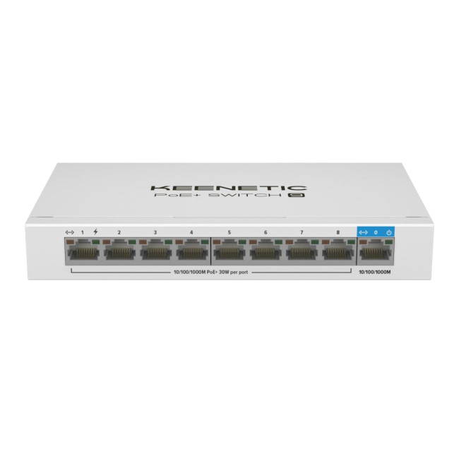 Комутатор Keenetic PoE+ Switch 9 (KN-4710)