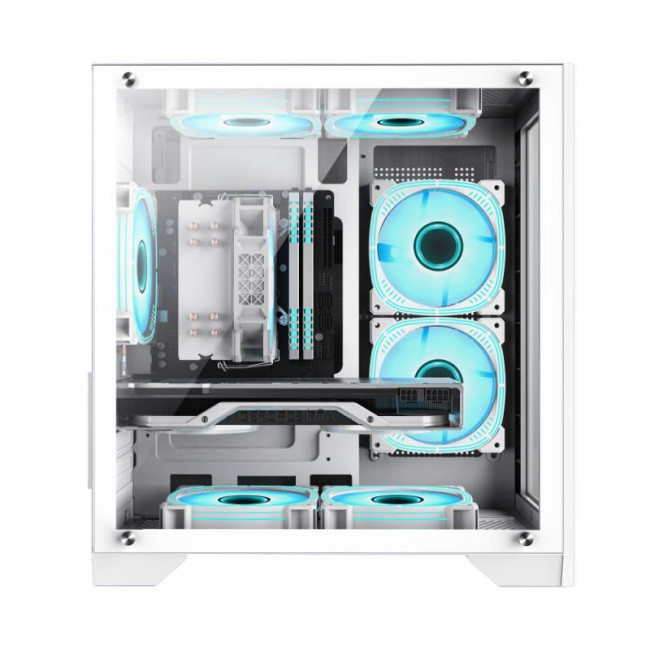 Корпус для комп'ютера MATX W/O PSU INFINITY MINI WHITE GAMEMAX