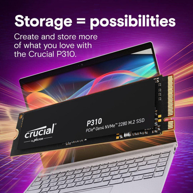 Твердотільний запам’ятовувальний пристрій накопичувач (SSD) G4 M.2 NVME 500GB P310 CT500P310SSD8 CRUCIAL
