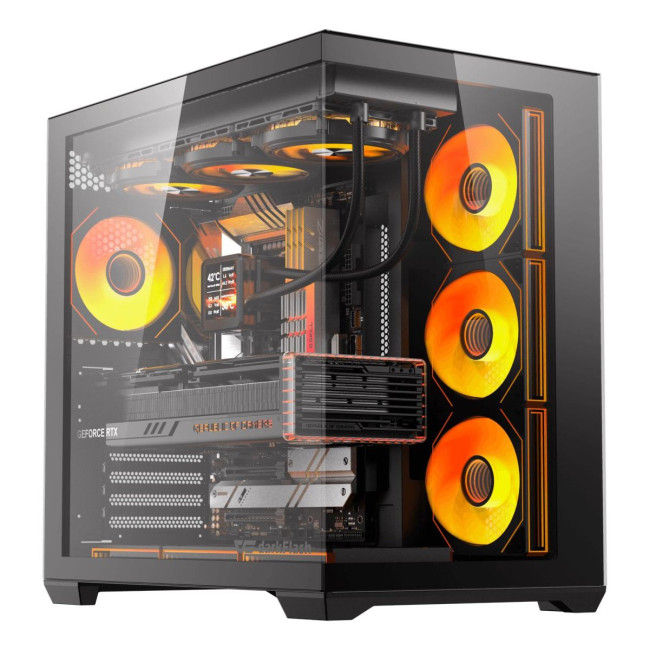 CASE FULL TOWER EATX W/O PSU/C280 BLACK DARK FLASH