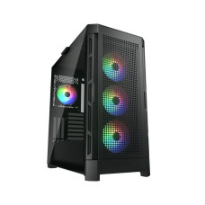 Ігровий корпус, 3*120mm ARGB, 1*120mm ARGB вентилятори передвстановлені, ATX/mATX/mini-ITX, скляне вікно