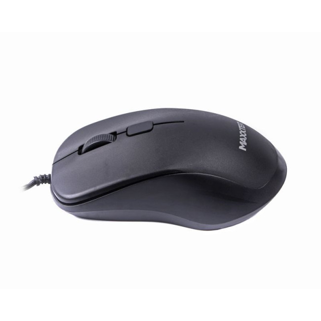 Миша дротова, оптична, 3 кнопки, USB, 1000 dpi, чорнa