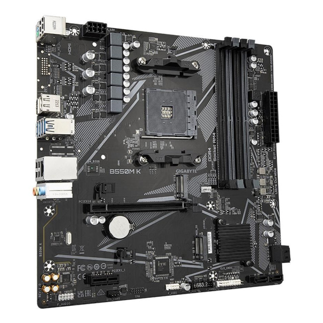 Материнська плата AMD B550 SAM4 MATX B550M K GIGABYTE