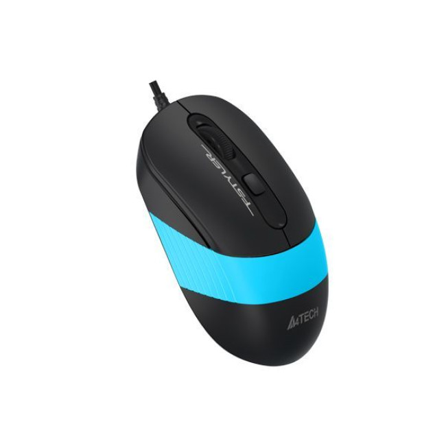 Миша дротова Fstyler, USB, 1600 dpi, чорний + синій