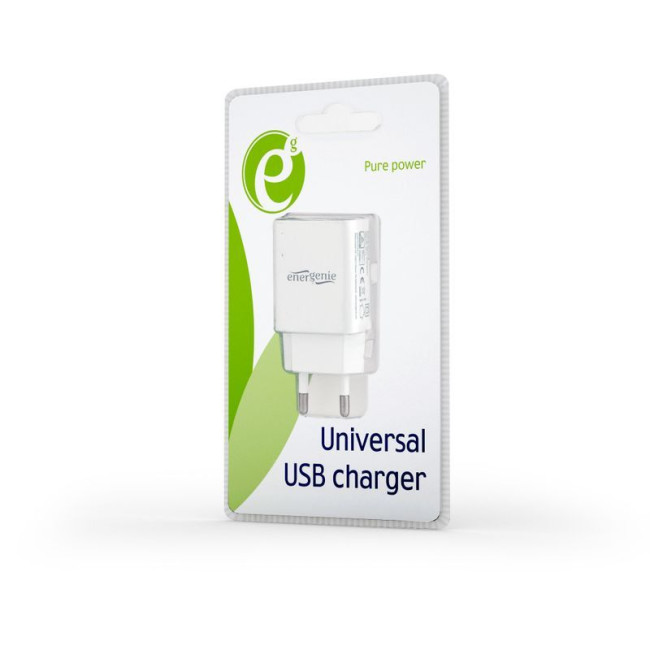 Зарядний пристрій USB 2.1 A, білий