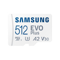 Карта пам’яті MICRO SDXC EVO+ 512GB V30 W/A MB-MC512SA/EU SAMSUNG