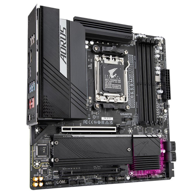 Материнська плата AMD B650 SAM5 MATX B650M AORUS ELITE 1.3 GIGABYTE