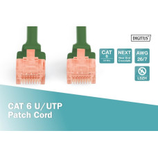 Патч корд CAT6 U/UTP 10M DK-1617-100/G DIGITUS by ASSMANN