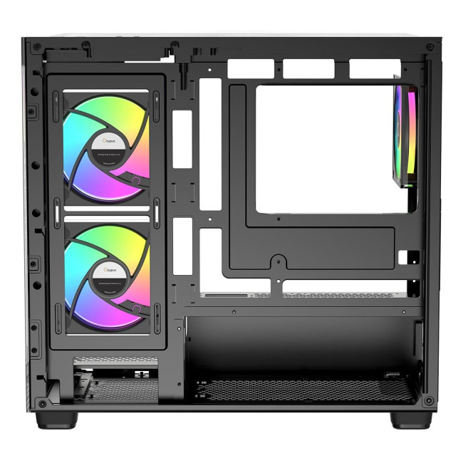 Корпус для комп'ютера MATX W/O PSU GAMMA C52 BK ARGB (GAMMA-C52-BKD300XX-GL) OCYPUS