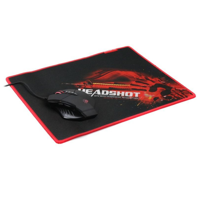 Миша ігрова Bloody V7M + ігровий килимок Bloody B-071 (Bundle)