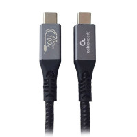 Кабель USB  3.2 Gen2*2 20Gbps, 100W(20V5A), 4K60Hz, C-тато/C-тато, 1,5 м, преміум