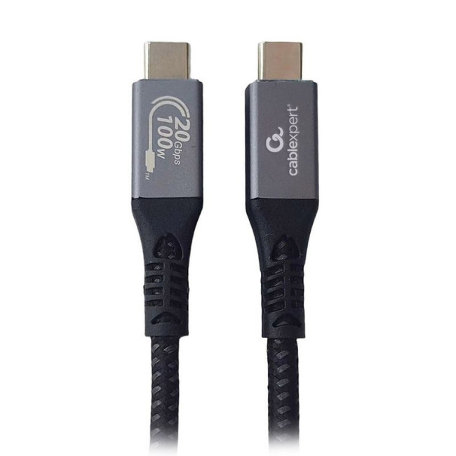 Кабель USB  3.2 Gen2*2 20Gbps, 100W(20V5A), 4K60Hz, C-тато/C-тато, 1,5 м, преміум