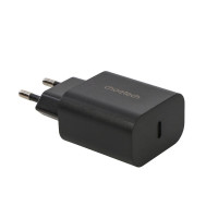 Мережевий зарядний пристрій, GaN, USB-C, 25Вт, QC3.0/PD/PPS
