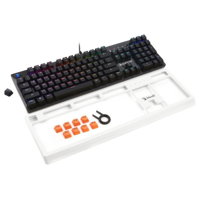 Клавіатура механічна ігрова, LK Blue Sw, USB, RGB-підсвічування