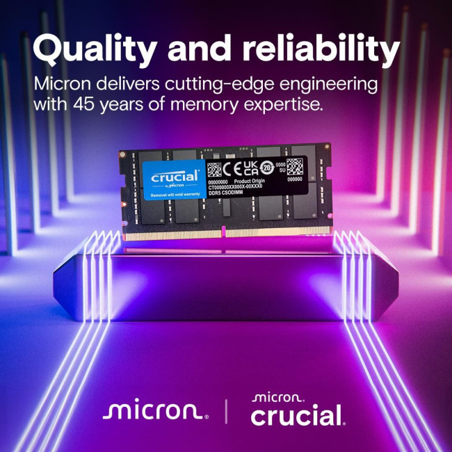 Модуль пам'яті PRO 32GB DDR5-6400 CT32G64C52CS5 CRUCIAL