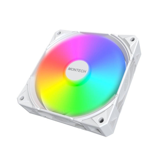 Набір із трьох вентиляторів для корпусу 120MM E28 ARGB 3 PACK (W) MONTECH