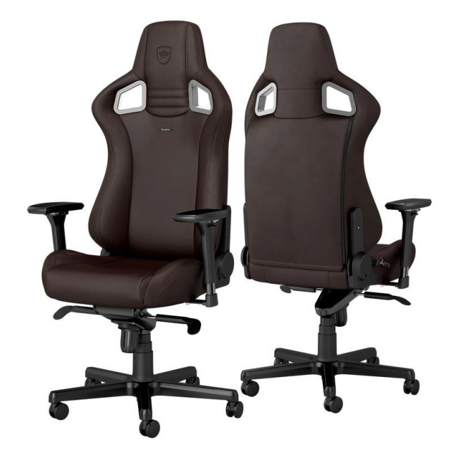 Ігрове крісло Noblechairs EPIC високотехнологічна штучна шкіра, коричневий