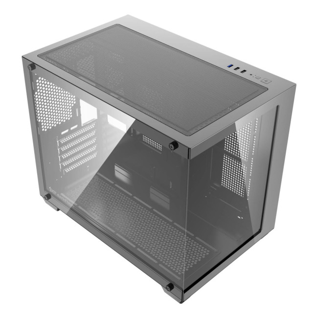 CASE MINITOWER MATX W/O PSU/B275 PRO BLACK DARK FLASH