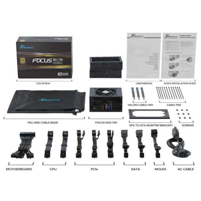 Блок живлення SFX 750W FOCUS-SGX-750 SEASONIC