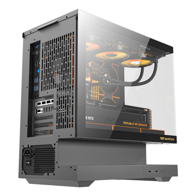 Корпус для комп'ютера MATX W/O PSU F1 BLACK DARK FLASH