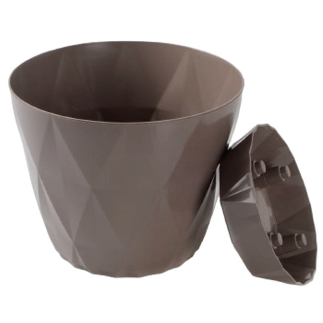 Горщик для квітів Violet House 0200 PRIZMA BROWN 5 л