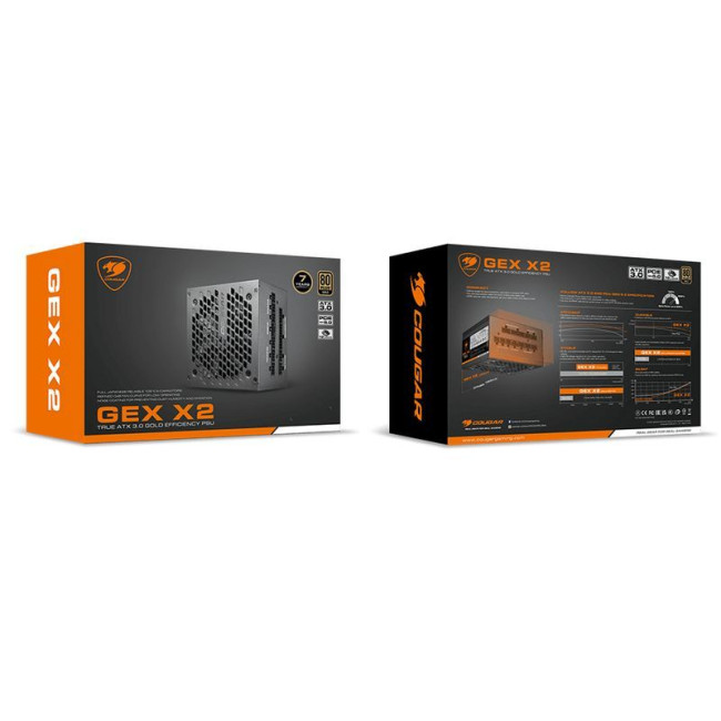 Блок живлення 850 Вт, 80 Plus Gold, Modular, 120 мм Silent Fan, 10SATA + 4PCI-E