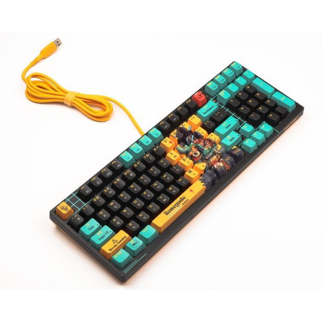 Клавіатура оптична ігрова, USB, RGB підсвічування, Alpha Optical Switch