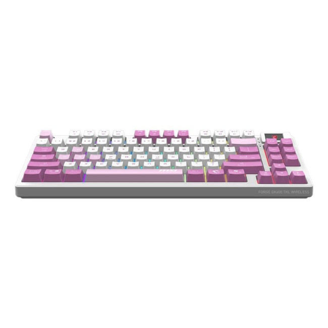 Клавіатура GAMING VIOLET UA FORGE GK600 TKL W VIOLET MSI