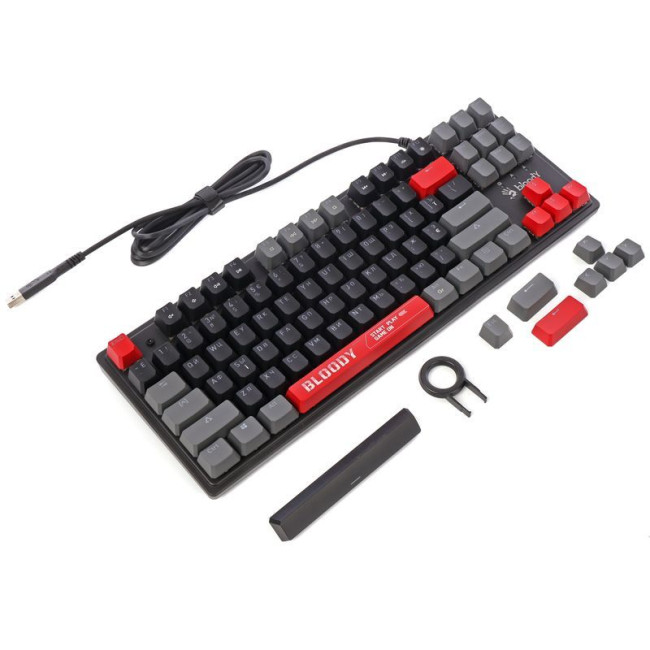 Клавіатура механічна ігрова, USB, RGB підсвічування, BLMS Red Plus Switch