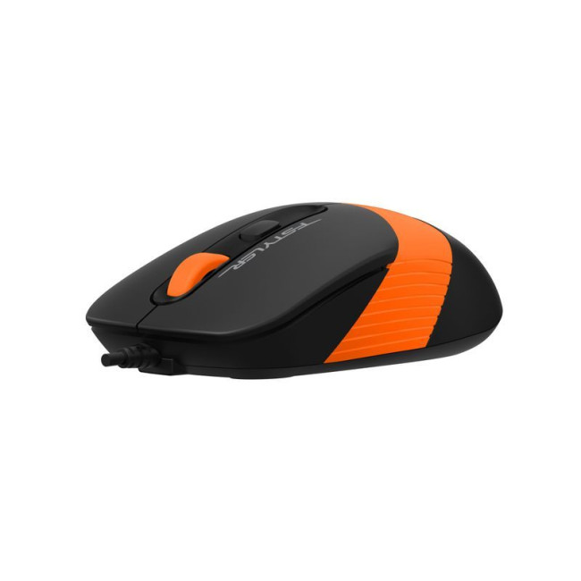 Миша дротова безшумна Fstyler, USB, 1600 dpi, помаранчевий
