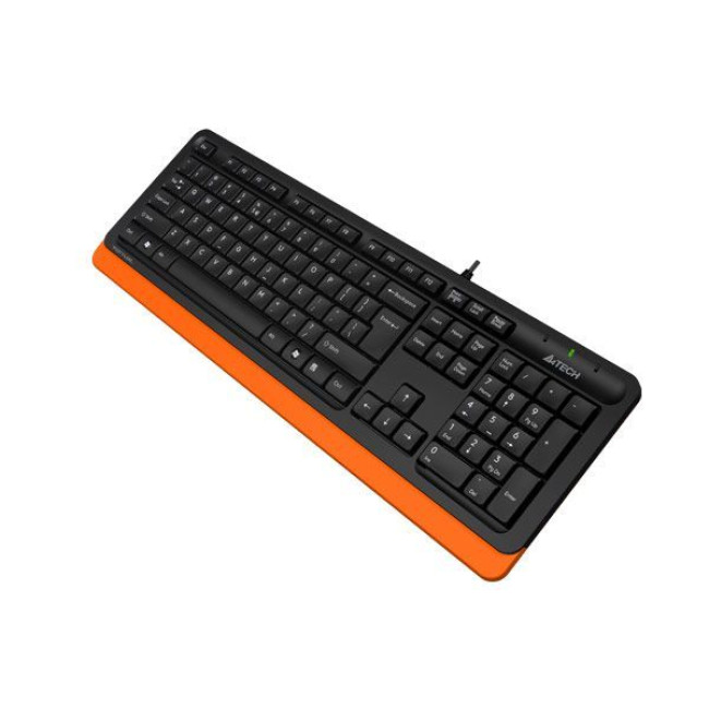 Клавіатура Fstyler Sleek MMedia Comfort, USB, помаранчевий