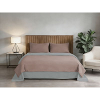 Комплект постільної білизни Soho Сімейний 150х200 см Rose/Light gray 