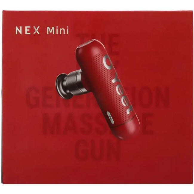 Перкусійний ручний масажер для тіла Oyeet NEX mini MG-M1 (Red)