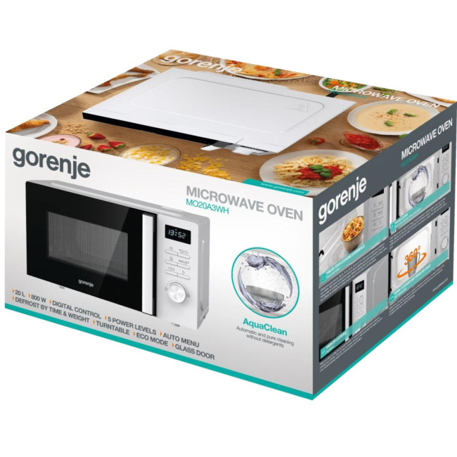 Мікрохвильова піч Gorenje MO20A3WH (M20XYZ)