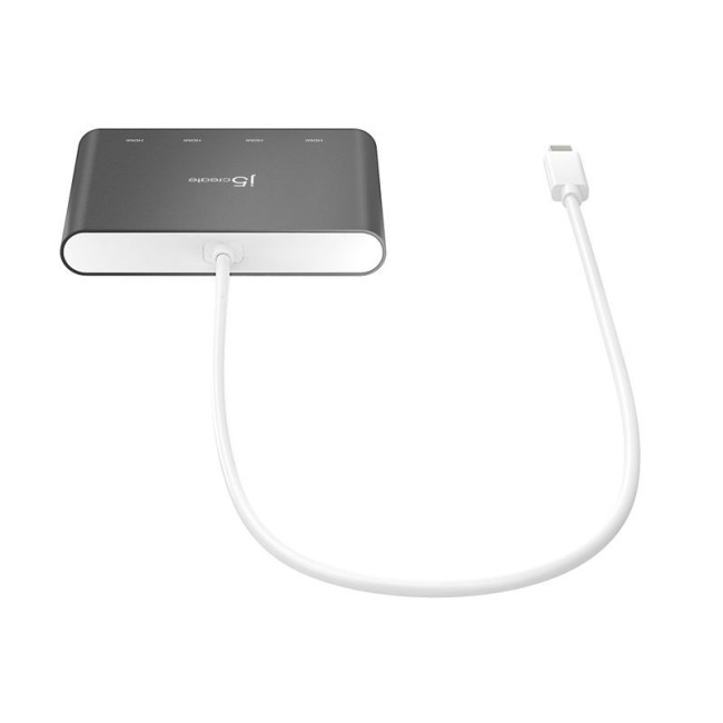 Адаптер-перехідник USB-C на 4 HDMI (4 незалежних екрани)