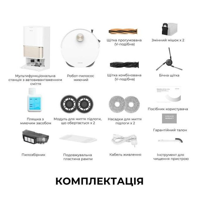 Робот-пилосос L50 PRO ULTRA RLL84CE DREAME