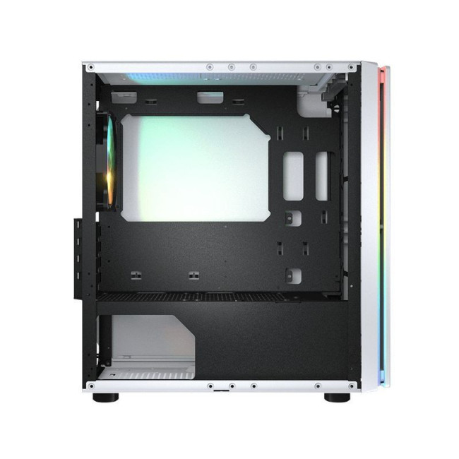 Ігровий корпус, 1*120mm ARGB, вентилятори передвстановлені, Mini ITX / Micro ATX, скляне вікно