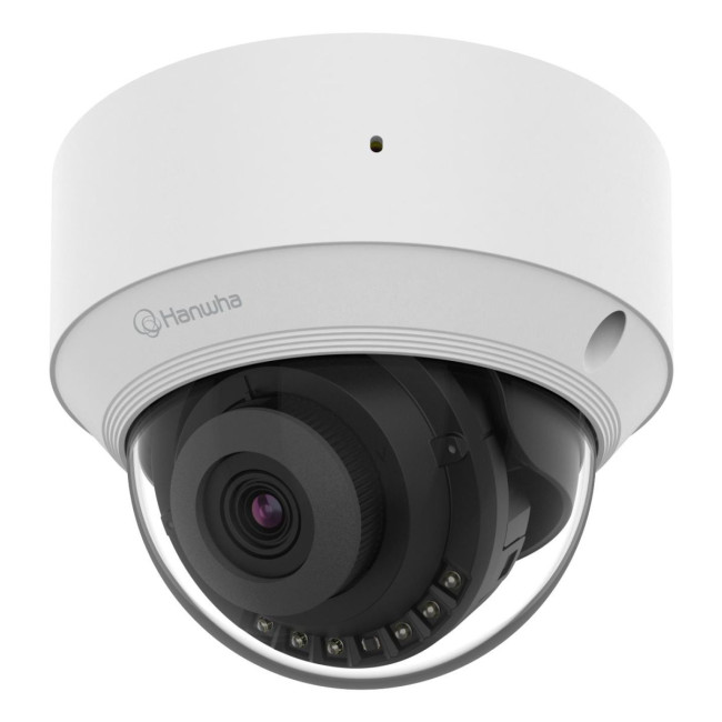 Мережева камера купольна 5MP @ 30fps, fix lens 4mm (H:80°/V: 59°) QND-C8023R HANWHA VISION
