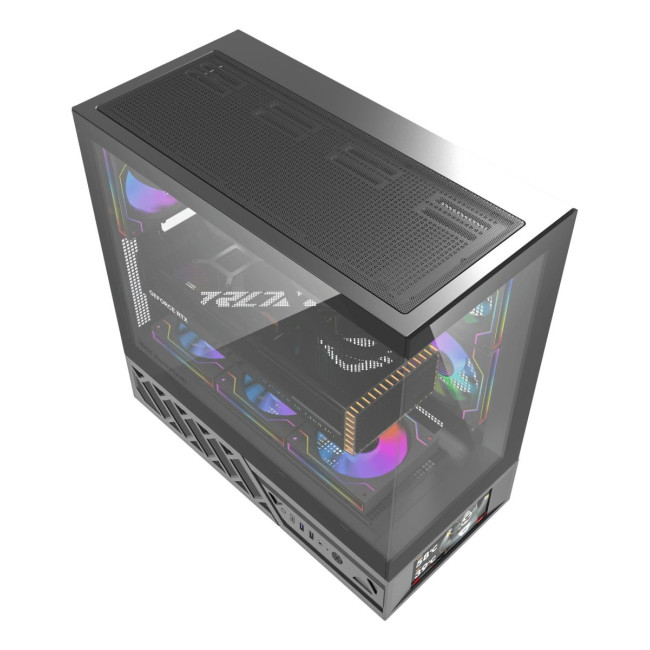 CASE MIDITOWER ATX W/O PSU/DS950V BLACK DARK FLASH