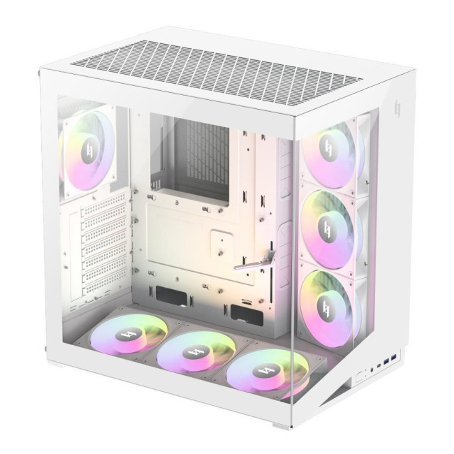 CASE MIDITOWER ATX W/O PSU/NEX C56 WH GAMEMAX