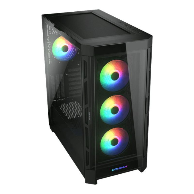 Ігровий корпус, 3*120mm ARGB, 1*120mm ARGB вентилятори передвстановлені, ATX/mATX/mini-ITX, скляне вікно