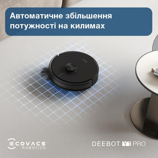 Робот-пилосос DEEBOT Y1 PRO DLX34 BLACK ECOVACS