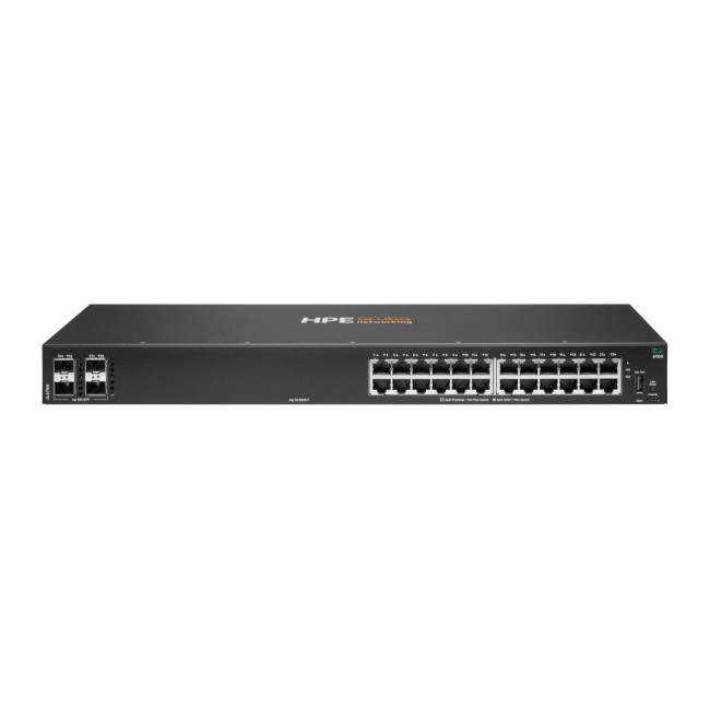 Комутатор HPE Aruba 6100 Switch 24G 4SFP+ JL678A (RSVLC-1813)
