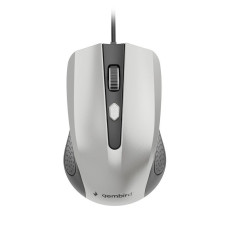 Оптична миша, USB інтерфейс, 1200 dpi, чорно-сірий