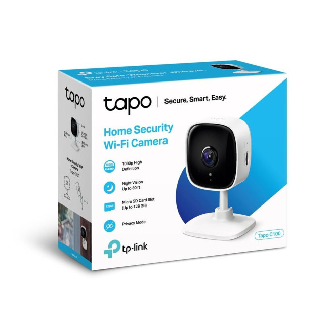Панорамна домашня WiFi камера, Tapo C100