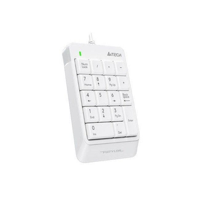 Цифрова USB клавіатура Fstyler, біла