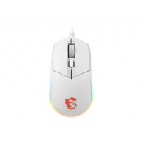 Mиша USB OPTICAL GAMING CLUTCH GM11 WHITE MSI