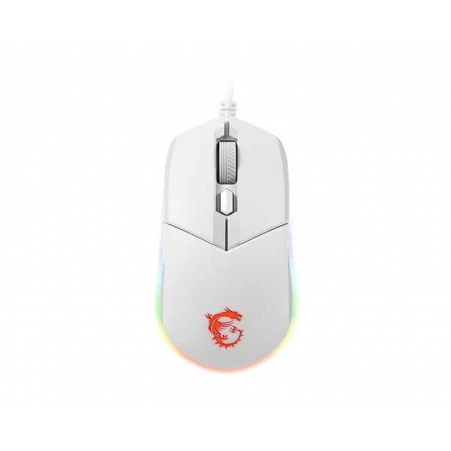 Mиша USB OPTICAL GAMING CLUTCH GM11 WHITE MSI