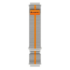 Змінний ремінець KOSPET WOVEN NULON SILVER GREY 22MM
