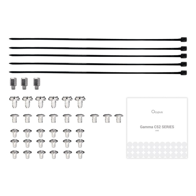 Корпус для комп'ютера MATX W/O PSU GAMMA C52 WH (GAMMA-C52-WHD000XX-GL) OCYPUS